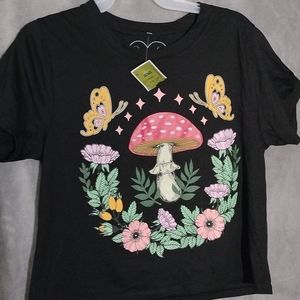 OBSESSIVE LOVE, SHORT SLEEVES T-SHIRT WITH DESIGN, SIZE L, COLOR BLACK